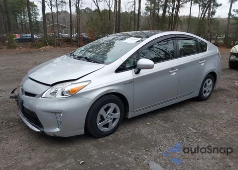 2012 Toyota Prius Four from USA, damaged, VIN JTDKN3DU0C5381199